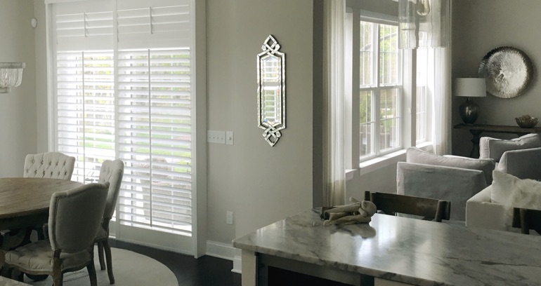 Tampa kitchen sliding glass door shutters